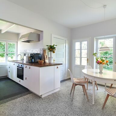 Wohnküche im Atelierhaus Wohnküche im Atelierhaus