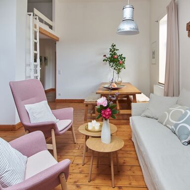 Loft Wohn-und Essbereich