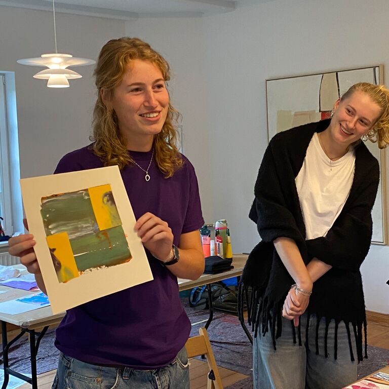 Ergebnis workshop Siebdruck